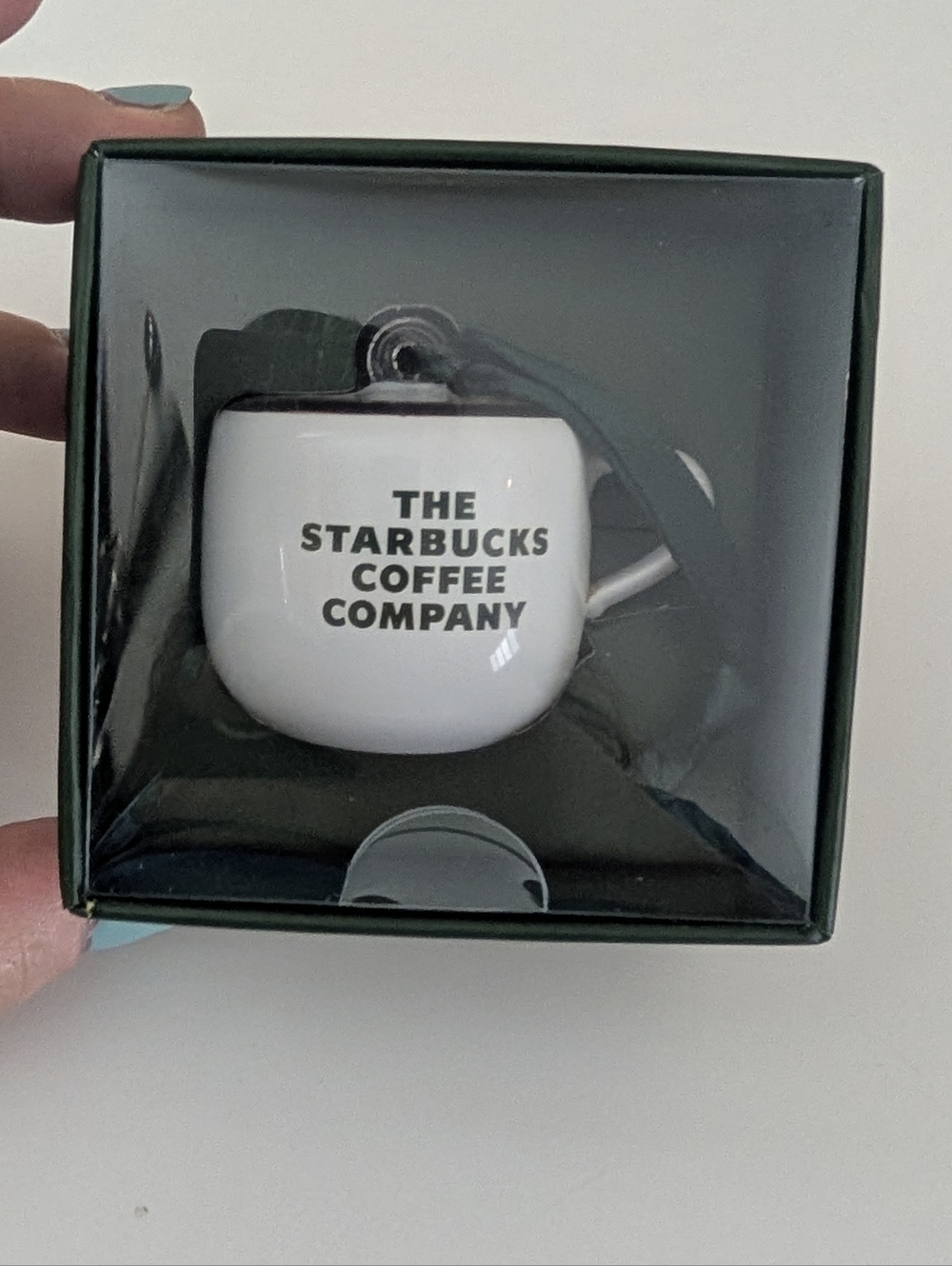 2025 Starbucks Holiday Espresso Mug Ornament Ceramic Limited Edition
